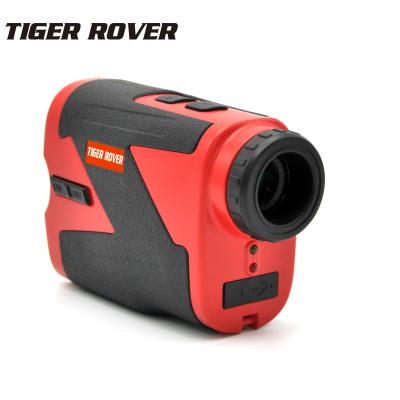 China 1200m Tiger Rover Pro Laser Golf Rangefinder With Pinsensor Slope Compensation FLIP Lithium Battery Laser Rangefinder 103*39*72mm for sale