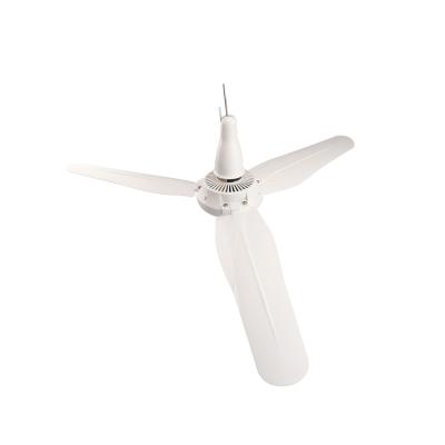 China Foldable White 1200mm ABS Material Ceiling Fan With 3 Blades For Home Use for sale