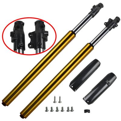 China Aluminum + Guard For CRF50 SDG 50-125cc Pit Dirt Bike Front Shock Suspension Fork Assy Iron Gold for sale