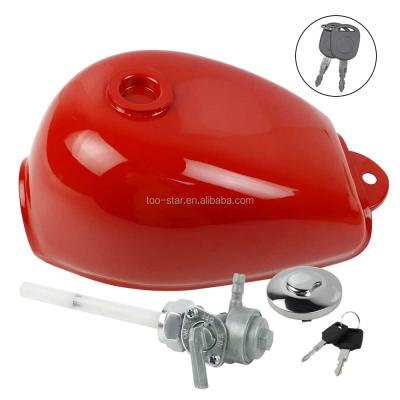 China Red Fuel Gas Tank For Honda Monkey Mini Trail Z50 Z50J Z50R With Cap Keys And Petcock Fit 1979-1999 For Honda Mini Trail Z50 Z50J Z50R for sale