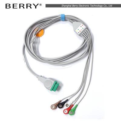 China Multifunctional EKG /ECG Trunk Cable For Hospital Operating Room One-Piece for sale