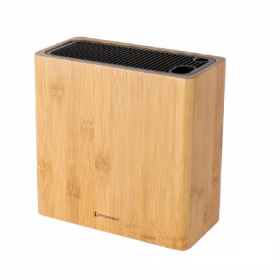 China Amazon Hot Selling Universal Knife Block Knife Stocked Bamboo Holder for sale