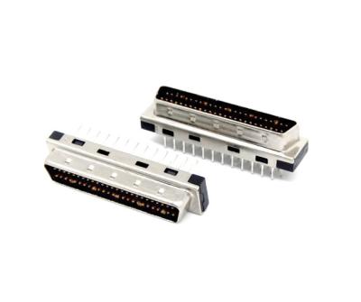 China Industrial Equipment HPDB 50Pin Male Vertical DIP, 50Pin Socket, MDR 50Pin Male SCSI II Connector for sale