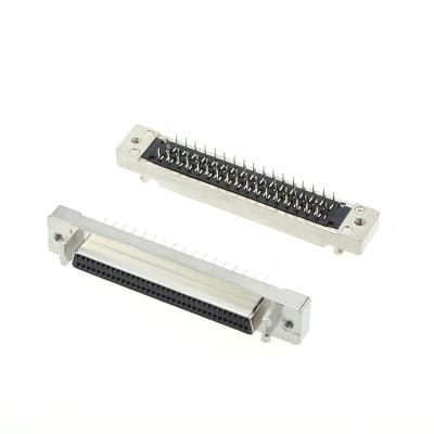 China Industrial Equipment HPDB 40Pin Female Vertical DIP, 40Pin Socket, MDR 40Pin Female SCSI II Connector for sale