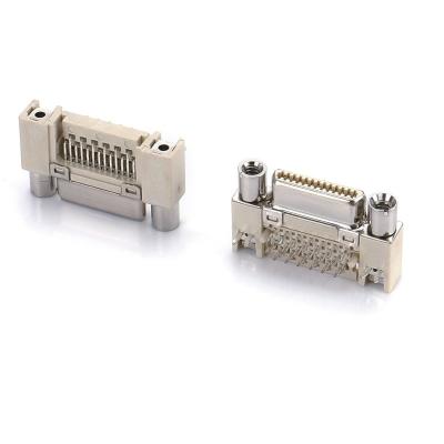 China Industrial Equipment CISCO Female 26pin (1.0mm) Right Angle For PCB, VHDCI 26Pin Socket, V26 Female Connector for sale