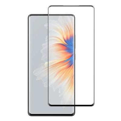 China Full Coverage 2021 3D Curved Edge Paste 9H 0.33mm Full Coverage Tempered Glass Screen Protector For Xiaomi MIX4 5G for sale