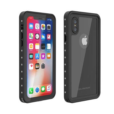 China Full High Protective Underwater Sealed Cover Snowproof IP68 Dirtproof Shockproof Certified Waterproof Case For iPhone X XS for sale