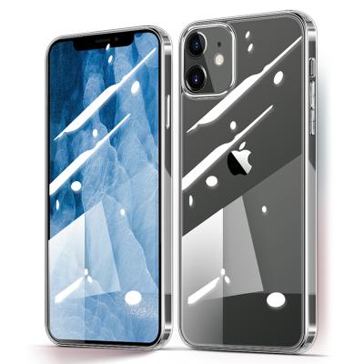 China High Ultra Thin Tempered Glass +TPU Smart Phone Cover Protector Case For iPhone 11 12 Mini Pro Max X XS XS Max 7 8 9 Plus Se 2020 for sale