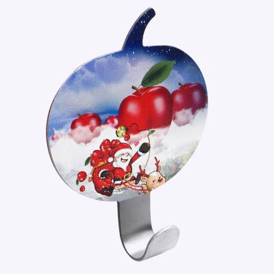 China Metal Cartoon Bathroom Kitchen Towel Pulling Self Adhesive Hook for sale