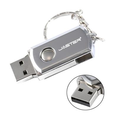 China Flash drive metal pendrive 4gb 8gb 16gb 32gb 64gb 128gb USB metal pendrive JASTER USB 2.0 with key chain for sale