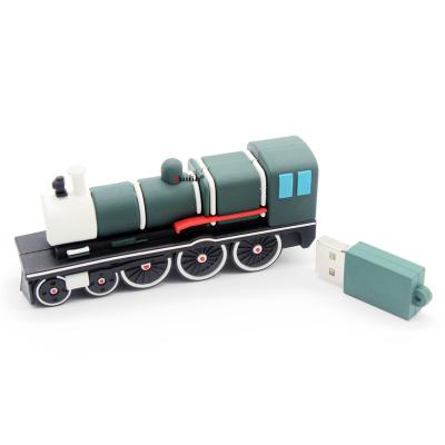 China PVC JASTER train model 8gb pendrive 16gb 32gb 64GB 128GB USB 2.0 cartoon usb flash drives for sale