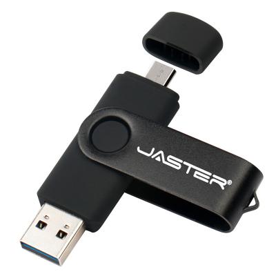 China Metal JASTER OTG Drive 64 Micro USB Stick Gigabyte 32 Gigabyte 16 Gigabyte 128GB Dual High Speed ​​Application External Storage for sale