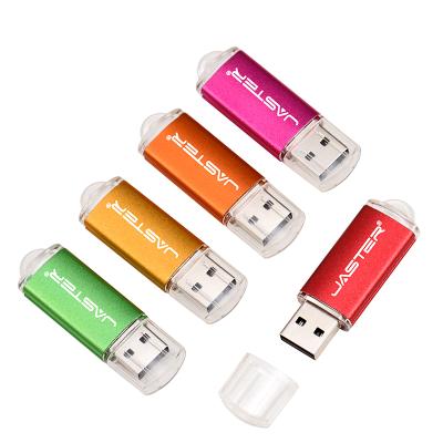 China Brand New JASTER Metal Usb Flash Drives 100% Real Capacity Original USB 2.0 Pen Drive 4GB 8GB 16GB 32GB 64GB 128GB Pendrive U Stick for sale