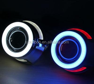 China Projector Lens For LED Dual Angel Eye Bi-xenon Projector Lens With Turn Light KL-BLT99 for sale