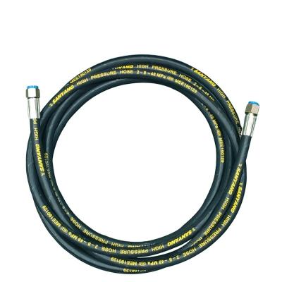 China Durable Heat Resistant Oil Transfer Hydraulic Hose / High Pressure Hydraulic Hose for sale