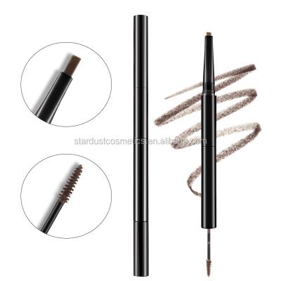 China Gift Box 4 Color Eyebrow Makeup Automatic 3 in 1 Eyebrow Pencil Eyebrow Tint Brow Powder for sale