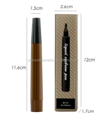 China Gift Box 3 Color Eyebrow Makeup Liquid Eyebrow Pencil for sale