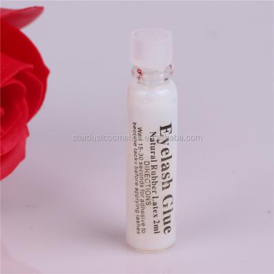 China Glue High Quality False Lashes Eyelash Glue White and Black False Eyelashes Glue Portable Eye Lash Sample Adhesive Adhesive for sale