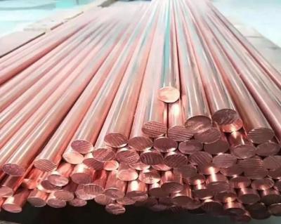 China C12200 C12000 C17200 Beryllium Copper Bar Red Copper Round Rod Oxygen Free 99.97% For Electroplating for sale