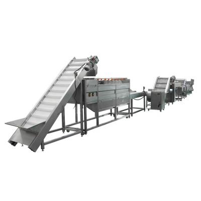 China Commercial Automatic Vegetable Processing Plant Snacks Machinery French Fries Making Line for sale