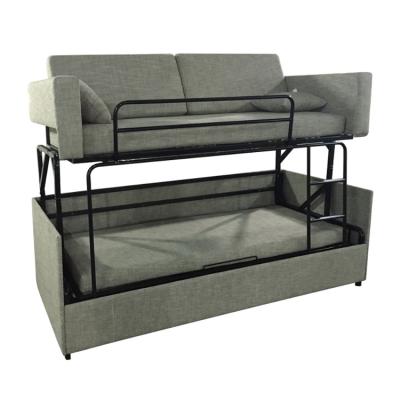 China Space Saving Furniture Modern Design Folding Sofa Double Bunk Beds for sale