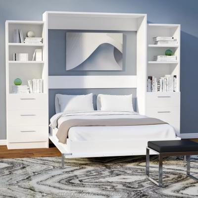 China (Size) Adjustable White Or Black Pull Out Bed From Wall , Invisible Electric Murphy Bed System For Pakistan for sale