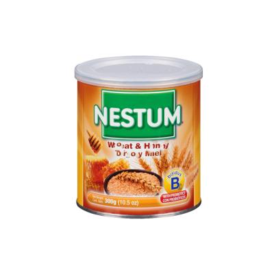 China Recyclable Lattina di Carta Cardboard Round Can Food Grade Packaging Cereal Storage Container Plastic Lid Airtight Cardboard Canister for sale