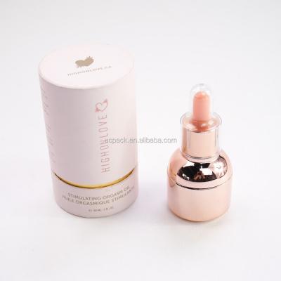 China Luxury Recyclable Cosmetic Packaging Paper Tube Packaging Bottle paperisylinteri Perfume Box Paper Tube For Glass Bottle for sale