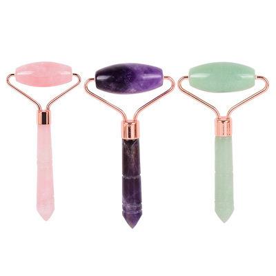 China For High Quality Wholesale Jade Crystal Facial Massage Roller Natural Wrinkles Face Massager Stick for sale