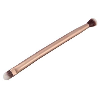 China Wholesale Single Eyeshadow Brush Double Eyeshadow Brush Gold Eyebrow Brush for sale