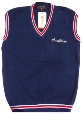 China Pure Cotton Knitted School Uniform Sweaters Sleeveless Vest Unisex Gender for sale