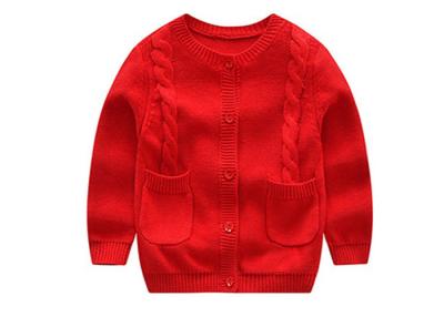 China Winter Cute Cotton Kids Knit Sweater Long Sleeve Deisgn Crew Neck Collar for sale