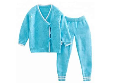 China V Neck Kids Knit Sweater Long Sleeve Baby Sweet Soft Argyle Sweater Pattern for sale