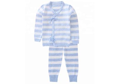 China Full Body Kids Knit Sweater Stripe Pattern Sweater Suit Belt Closure Type for sale