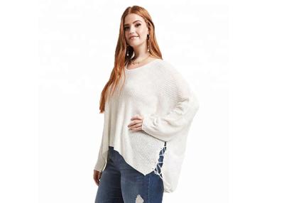 China British Style Oversized Open Knit Sweater , Oversized Jumper Womens For Fall for sale