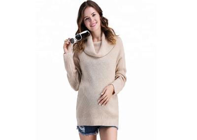 China Long Sleeve Maternity Knit Sweater Turtleneck Design Vintage Decoration for sale