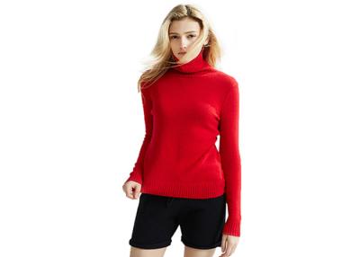 China Cashmere Womens Knit Sweater Computer Knitted Beautiful Short Length Pullover for sale