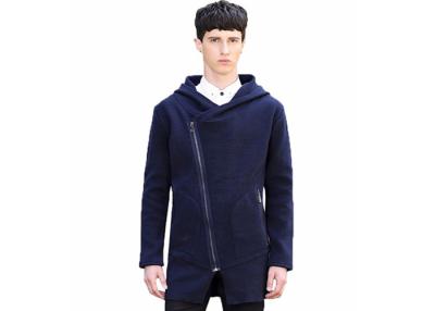 China La sudadera con capucha larga del invierno relampaga para arriba el suéter de punto de 7 del indicador de los hombres de los azules marinos rebecas del diseñador en venta