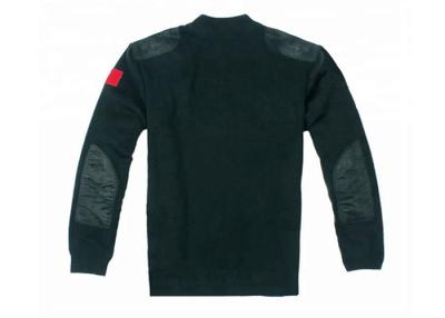 China Round Neck Military Commando Sweater Mercerized Cotton Thick Thickness for sale