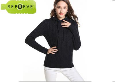 China Women Winter Cable Knitted 9GG Pullover Sustainable Sweater for sale