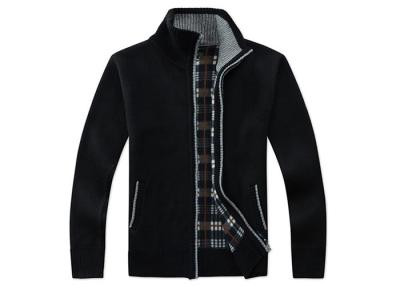 Chine Chandail de cardigan d'Autumn Zipper Breathable Mens Knit à vendre