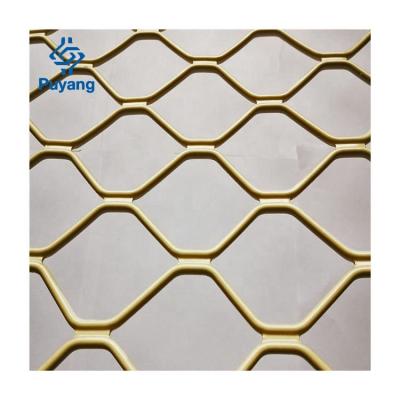 China Mesh 63*63 Decorative Security Window Grille Mesh 63*63 Metal Aluminum Aluminum Beautiful Security Mesh Diamond Shape for sale