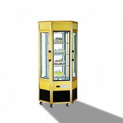 China Single-temperature Supermarket Refrigerated Display Cases Revolving Cake Display for sale