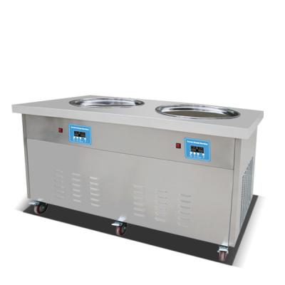 China Countertop Commercial Catering Teppanyaki Ice Rolled Ice Cream Making Machine by for sale