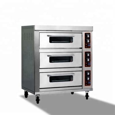 China Easy Operation Commercial Pizza Baking Oven Bakery Machine Electric Fast Food Gas Pizza Oven Widely Used for sale