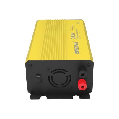 China ABS+PC+aluminum alloy ac 110v 220v 230v 240v 300 watt pure sine wave solar car power inverter 300w 12v 24v dc for sale