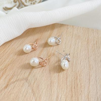 China CLASSIC Charming and Fashionable S925 Pure Silver with a Korean Style Full of Pearl Earrings New Jewelry Wholesale Factory for sale