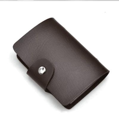 China High Quality Durable Hot Selling 3 Colors PU Leather Credit Card Holders For Man And Women Card Bag for sale