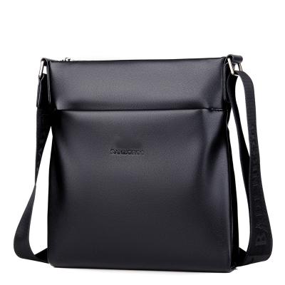 China Single Sling Shoulder High Quality Leisure PU Messenger Bags For Men Leather Cross - Body Bag for sale