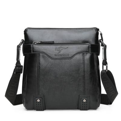 China Convenient High Quality PU Leather Men's Shoulder Bag Custom Casual Messenger Bags for sale